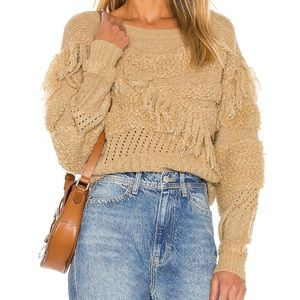 Tularosa adrian fringe sweater - never worn